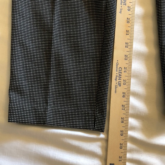*2 for $10.00 / Ladies Petite Black Dress Slacks w/ Dot Pattern - Picture 7 of 7